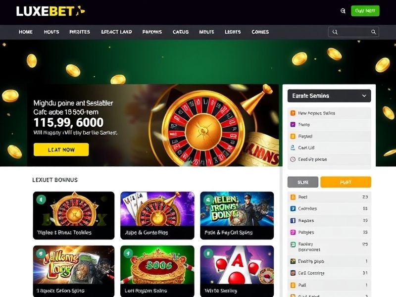 Welcome to Luxebet, the premier online gambling platform offering casino games, sports betting, and more. Discover trusted real money experiences and exclusive offers at luxebet.com.